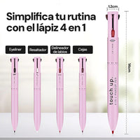 GlamPen™ 4 en 1 | Lápiz de Maquillaje Multifunción Todo en Uno