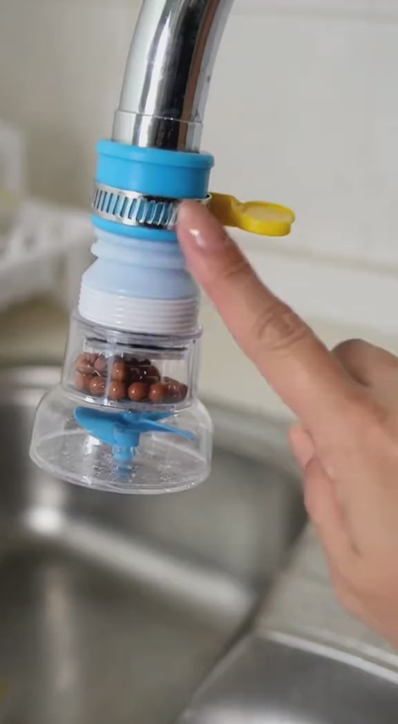 Filtro Extensor Giratorio para Grifo con Purificador de Agua – Ahorro de Agua y Antisalpicaduras